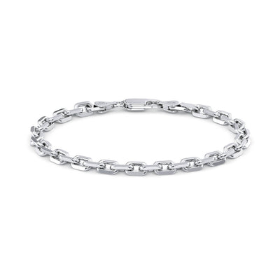 5mm Sterling Silver Cable Bracelet