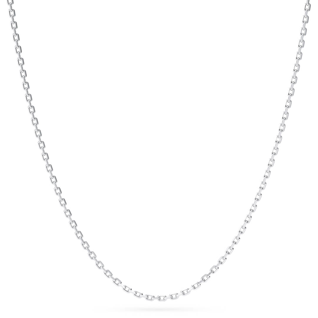 2mm Sterling Silver Cable Necklace