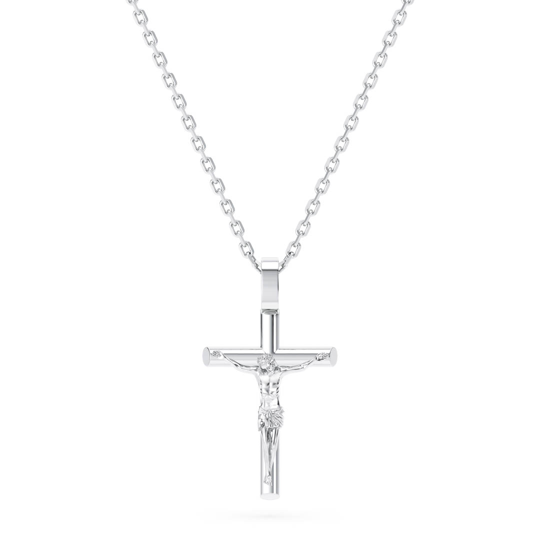 Sterling Silver Crucifix Necklace