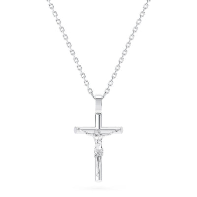 Sterling Silver Crucifix Necklace